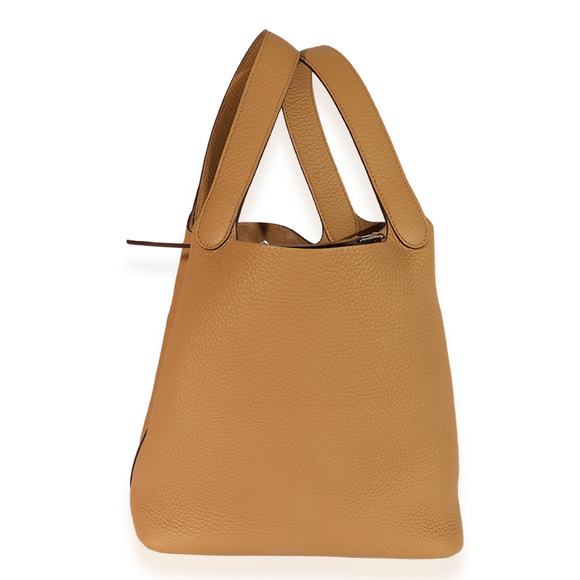 Hermès Biscuit Clémence Picotin Lock 22 PHW - Picture 4 of 7